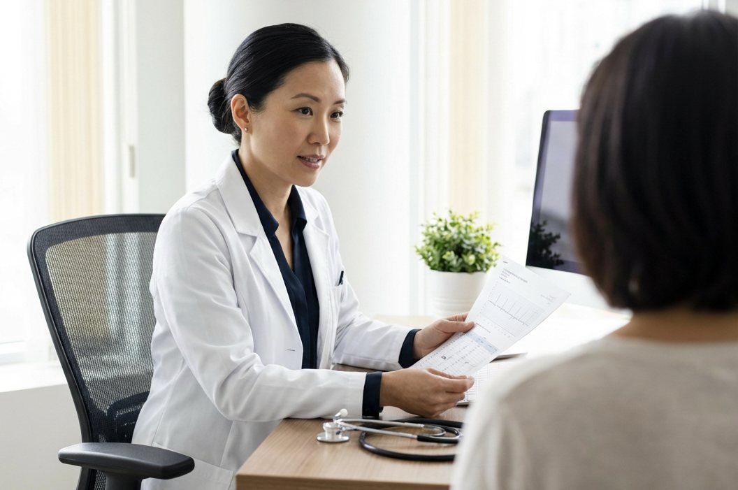 Therapeutin im Gespräch mit einer Patientin